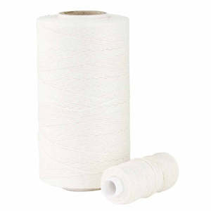 Leathercraft Supplies Threads: IVAN Unwaxed Linen Thread White