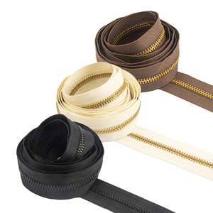 Leathercraft Supplies Zippers: IVAN Brass #5 Zipper Tape