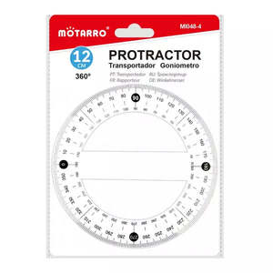 Leathercraft Tools Rulers Guides: MOTARRO Round Protractor Ruler