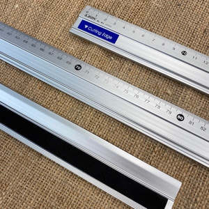 Leathercraft Tools Rulers Guides: LION Aluminium Safety Ruler