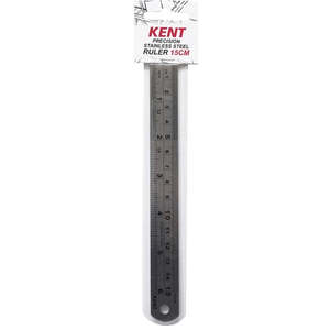 Leathercraft Tools Rulers Guides: KENT Steel Ruler Mini