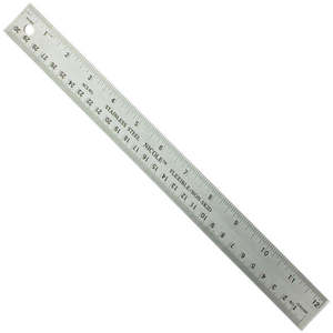 Leathercraft Tools Rulers Guides: IVAN Cork Backed Ruler