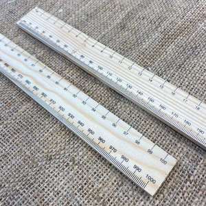 BASICS Wooden Ruler
