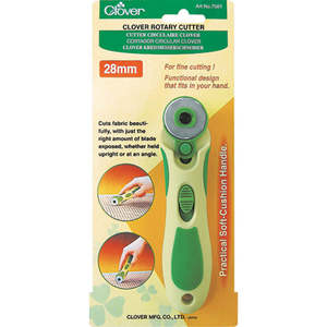 Leathercraft Tools Scissors Knives: CLOVER Rotary Cutter 28mm