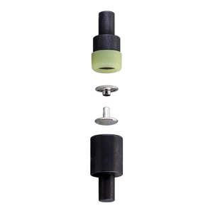 Leathercraft Tools Setting Tools: CRAFTPLUS Wide Double Cap Rivet Setting Dies