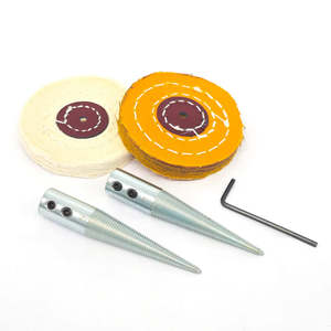 Leathercraft Tools Slickers Burnishers: CRAFTPLUS Bench Burnisher Buffing Wheels