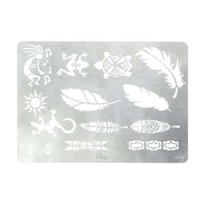 Leathercraft Tools Templates Stencils: IVAN Stencil Southwest
