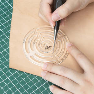 Leathercraft Tools Templates Stencils: IVAN Circle Template