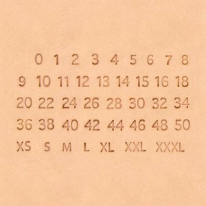 Leathercraft Stamping Carving Carving: IVAN Sizing Stamp Set