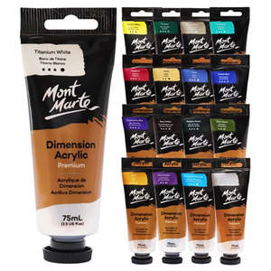 Upcycling Painting Craft Paint: MONT MARTE Dimensional Acrylic Paint