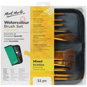 MONT MARTE Watercolour Brush Set
