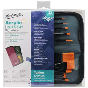 MONT MARTE Acrylic Brush Set Wallet