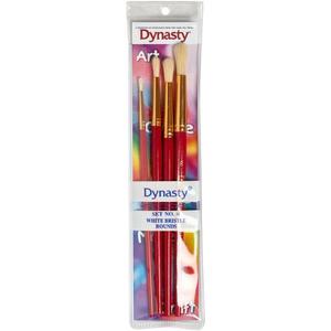 DYNASTY Artist Brushes Bristle Round