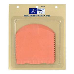 Upcycling Tools Other Painting Tools: BIRCH Rubber Paint Texture Comb