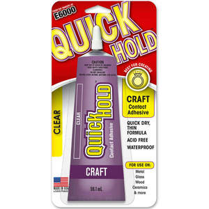 Upcycling Supplies Glues: E6000 Quick Hold Contact Adhesive
