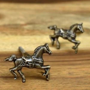 Upcycling Hardware Knobs Handles 1: METAL KNOB Seabiscuit