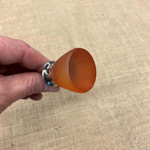 GLASS KNOB Vintage Coral