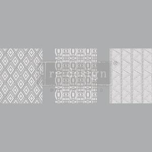 Upcycling Decorating Rub On Transfers: REDESIGN Transfer Middy- Woven With Love