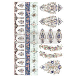 Upcycling Decorating Rub On Transfers: REDESIGN Decor Transfer Elegant Accents