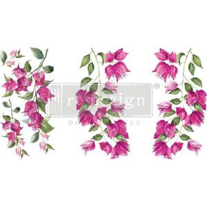 Upcycling Decorating Rub On Transfers: REDESIGN Transfer Wild Flowers