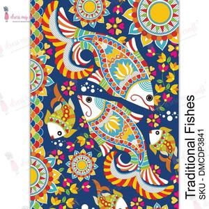 DRESS MY CRAFT Water Transfer Traditional Fishes