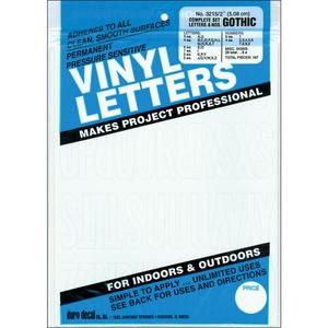DURO WHITE Permanent Adhesive Vinyl Set
