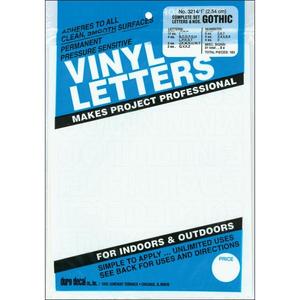 DURO WHITE Permanent Adhesive Vinyl Set