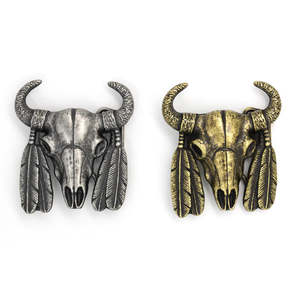 All: IVAN Steer Skull Trophy Buckle
