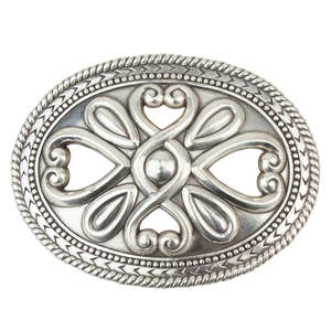 IVAN Oval Filigree Trophy Buckle