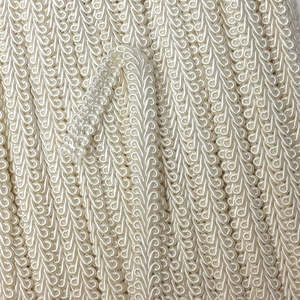 All: GIMP BRAID French 12mm #0 Off White