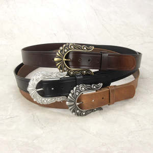 All: IVAN Western Crystal End Bar Buckle