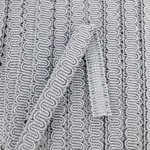 All: GIMP BRAID Scroll 15mm Light Grey