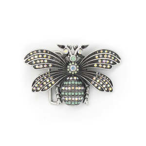 IVAN Rhinestone Honey Bee Trophy Buckle