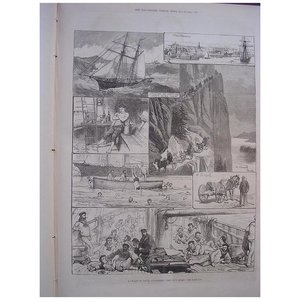 Products: A Cruise Of Naval Volunteers: Trip To Norway' - Illustrated London News Feb.12 1881