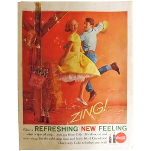 Products: COCO-COLA Original 1961 Full Page Advertisement