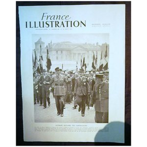 Products: ORIGINAL DE GAULLE Feature Page' From L ' Illustration French Magazine 1947