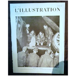 Products: ORIGINAL "R.A.F. FEATURE PAGE' From L ' Illustration French Magazine March 1940