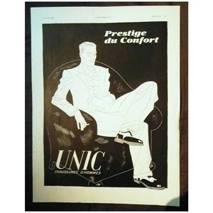 Products: ORIGINAL UNIC Advert From L ' Illustration French Magazine March 1937