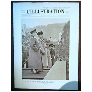 Products: ORIGINAL Feature Page " GOERING & MUSSOLINI" " From L ' Illustration French Magazine January1937