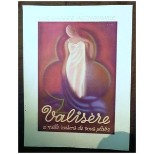 Products: ORIGINAL VALISERE Lingerie Advert From L ' Illustration French Magazine May 1937