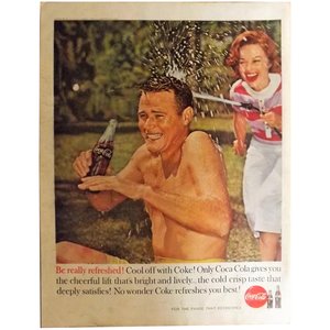 Products: COCO-COLA Original 1960 Full Page Advertisement
