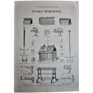 Products: MOSEMAN'S Illustrated Guide - Original Printed 2 Side Page - Circa 1892