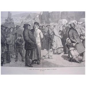 Products: A Hiring And Statute Fair In The North Of England' - Illustrated London News Nov. 12 1881