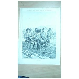 Products: Battles of The British Army 'CORUNNA' Full Page from The London Illustrated News 1895