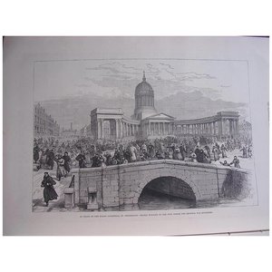 Products: In Front Of The KAZAN Cathedral, St. Petersburg' Illustrated London News March 1881