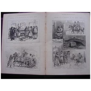 Products: Sketches In St. Petersburg' From The Illustrated London News April 1881