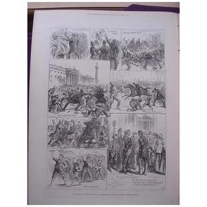 The Irish Land League Agitation: Sketches In Dublin Saturday Evening, Oct.15' - &hellip;