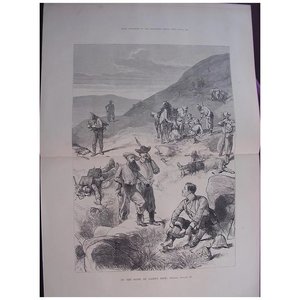 TRANSVAAL WAR 'On The Slope Of Laing's Neck" Evening January 28' Illustrated Lon&hellip;