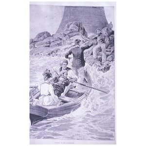 Visitors To The Lighthouse' Full Page from The London Illustrated News Sept. 1895