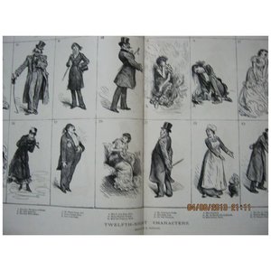 Products: Twelfth-Night Characters - DPS Illustrated London News 1881